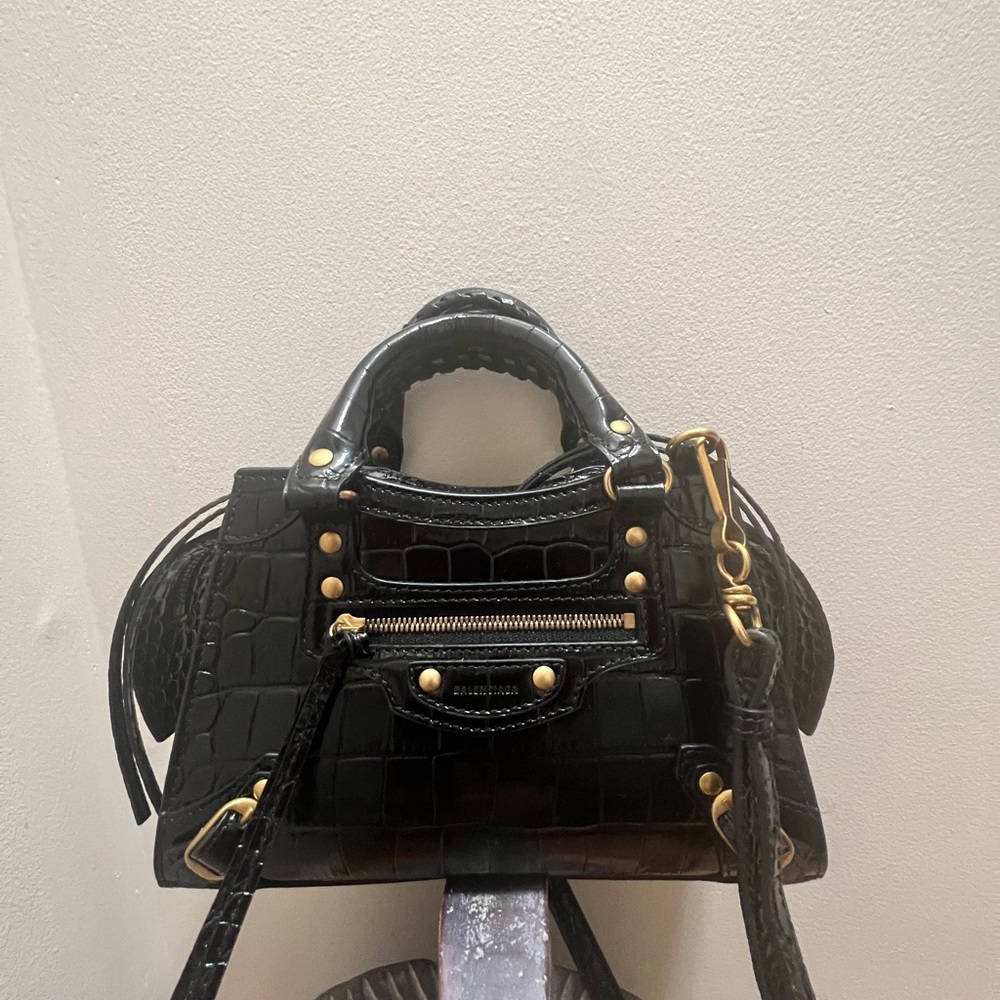 Balenciaga Neo Mini Croc -crossbody or carry on your hand